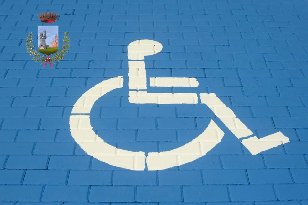 Disegno simbolo dei disabili