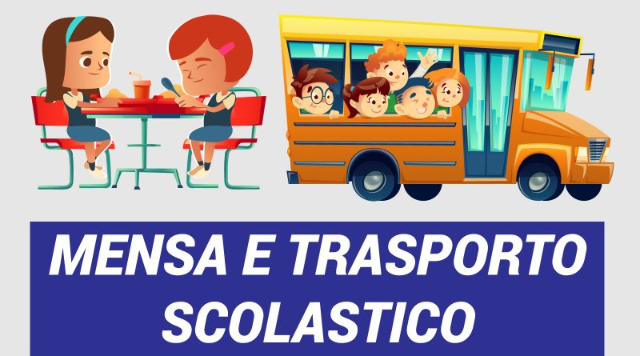 mensa e trasporto scolastico con rappresentazione