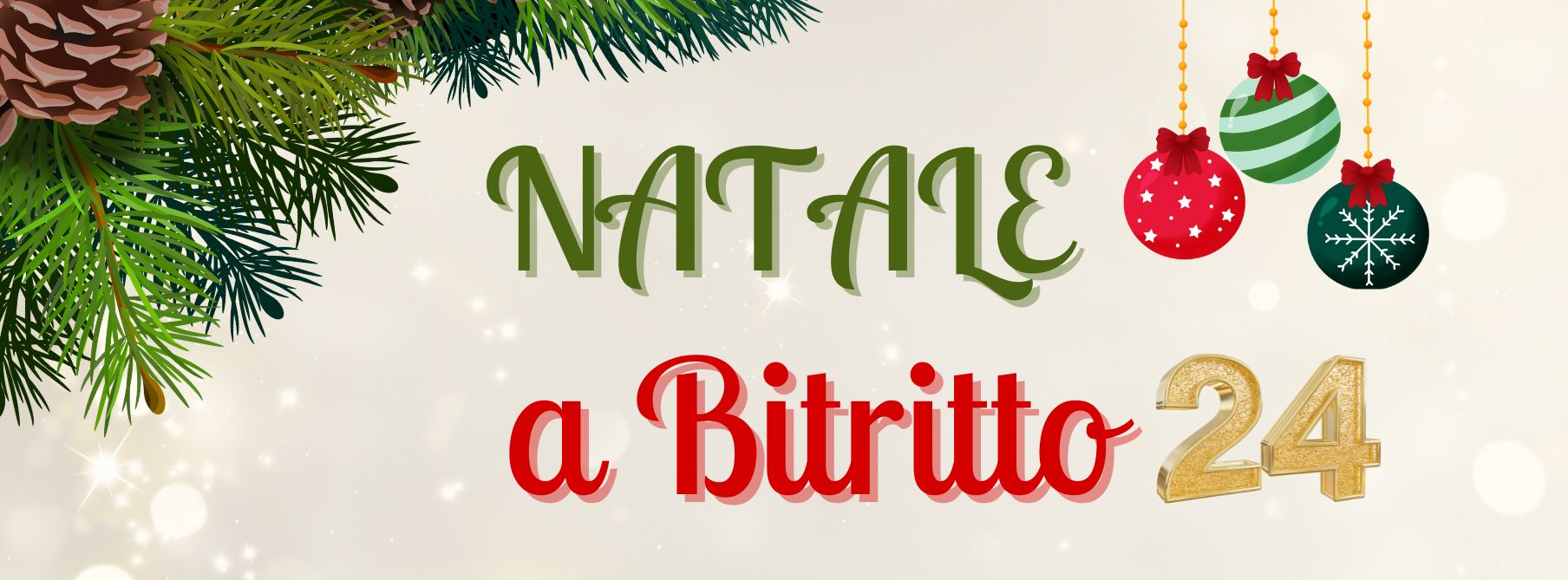 Banner Natale a Bitritto 2024